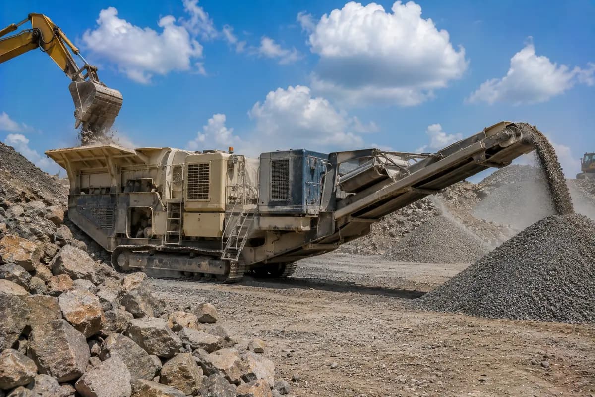 Mobile crusher available for hire in Tanzania